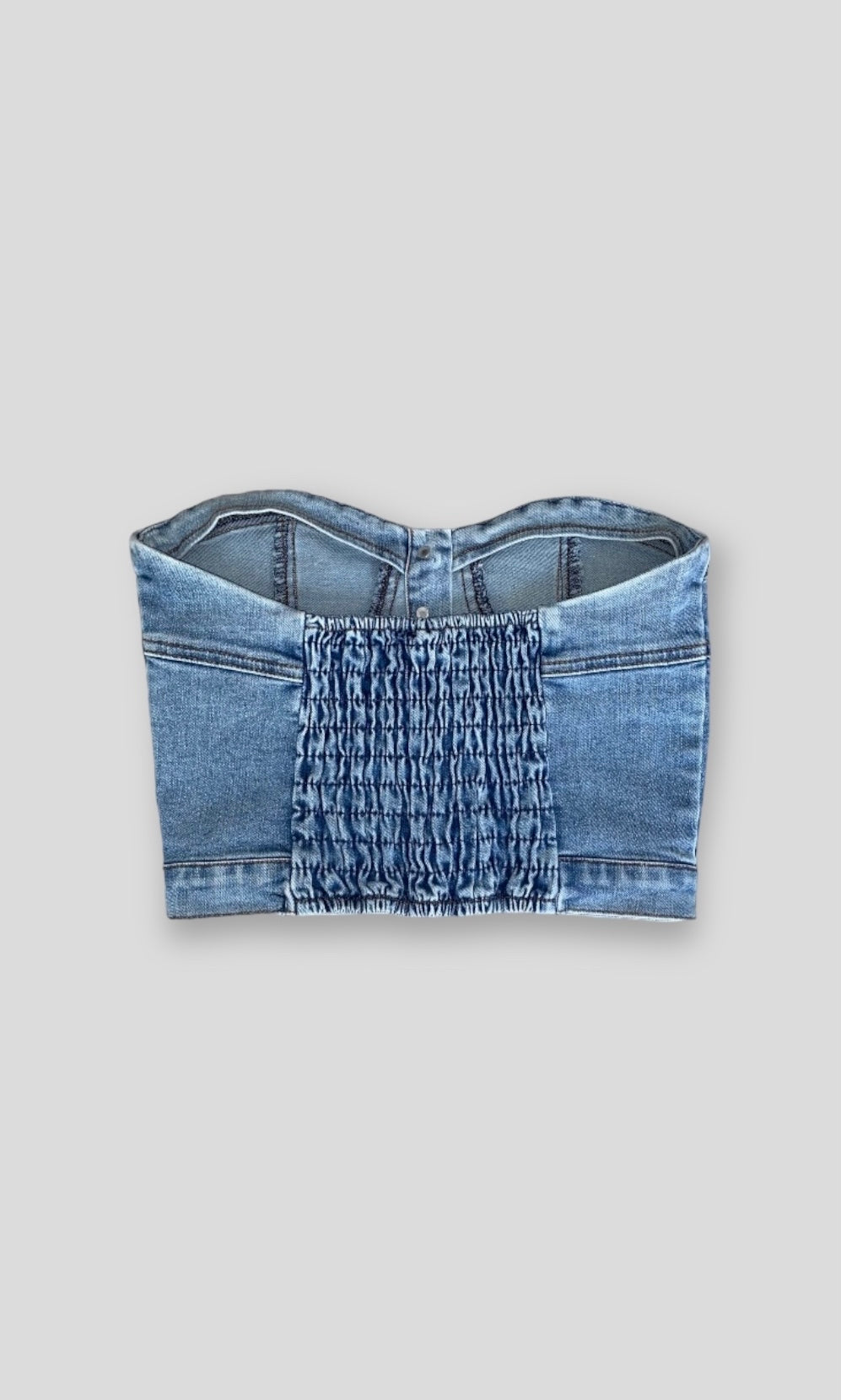 DIVINE DENIM CORSET TOP