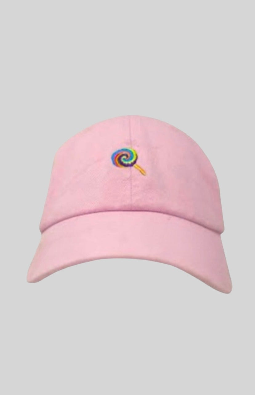 LOLLIPOP DAD HAT - BUBBLE GUM