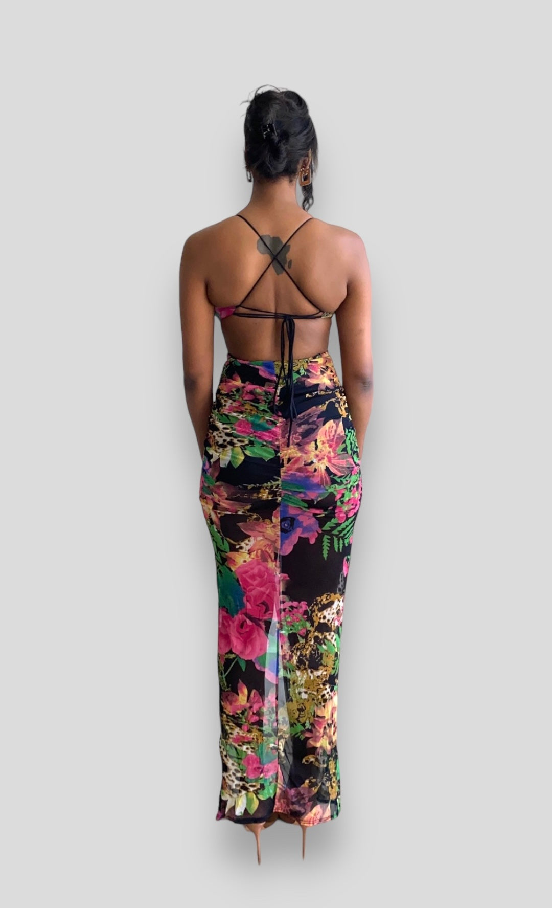 TROPICAL NIGHTS MAXI DRESS